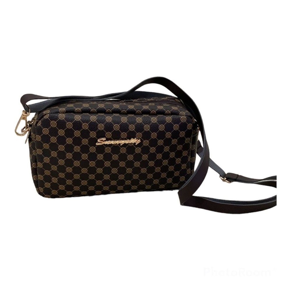 Geometric Pattern Crossbody Bag SHEIN